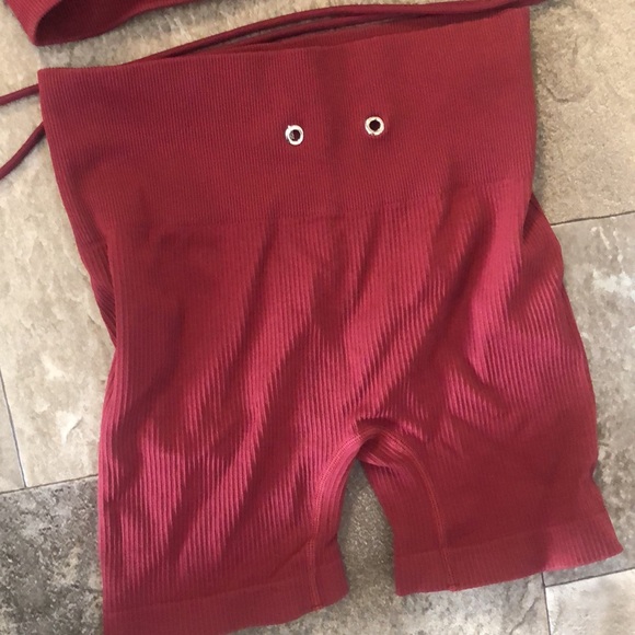 Ribbed workout co-ord set, size small - Picture 4 of 4